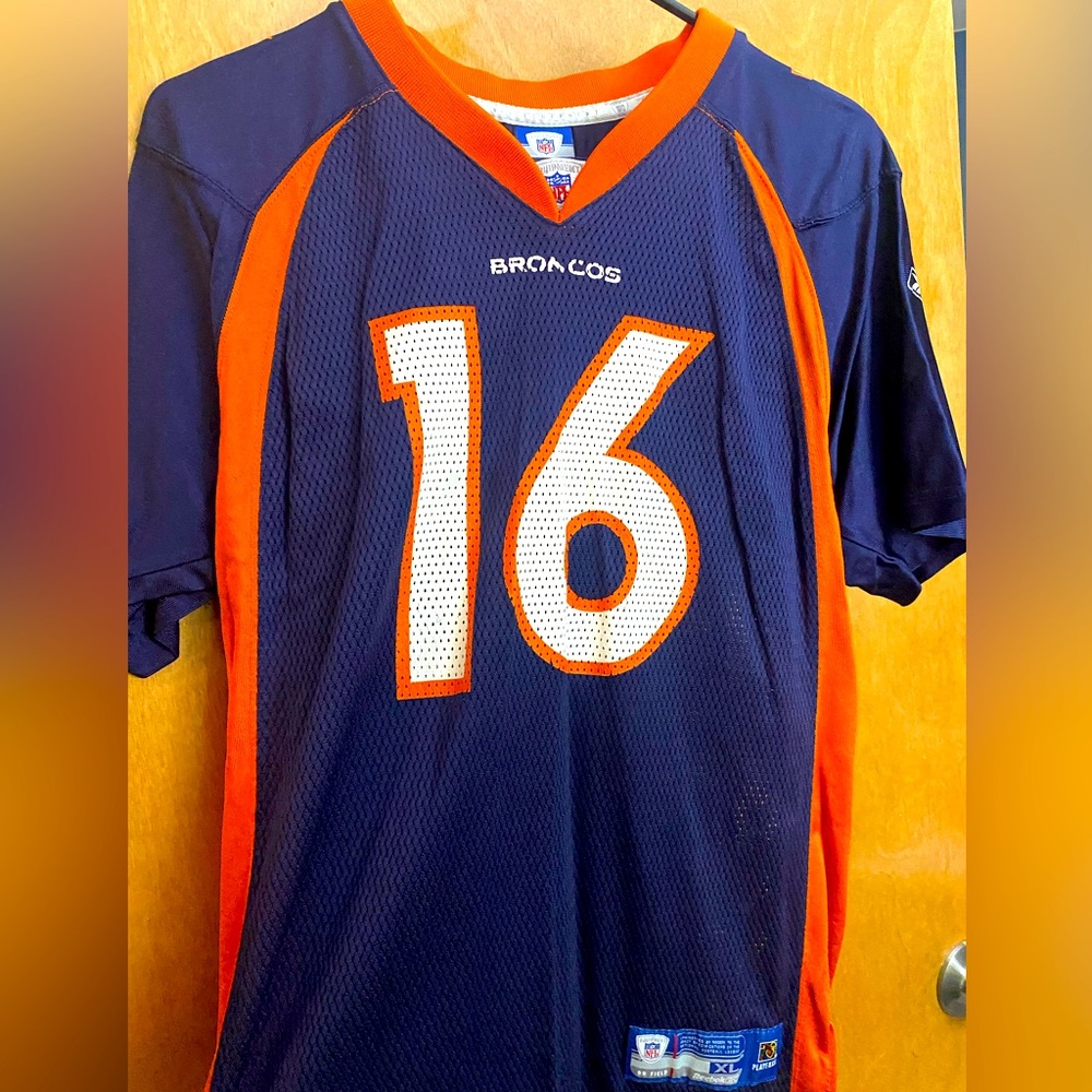 Plummer Broncos NFL jersey. Child’s XL